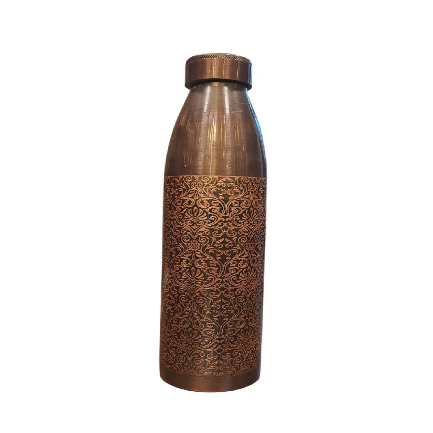 Copper Beautifully Printed Bottle - 1L