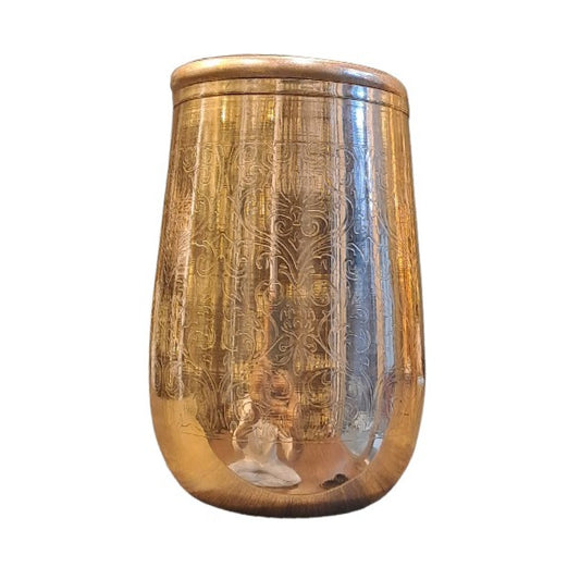 Copper Glass with Lid - 200 ML