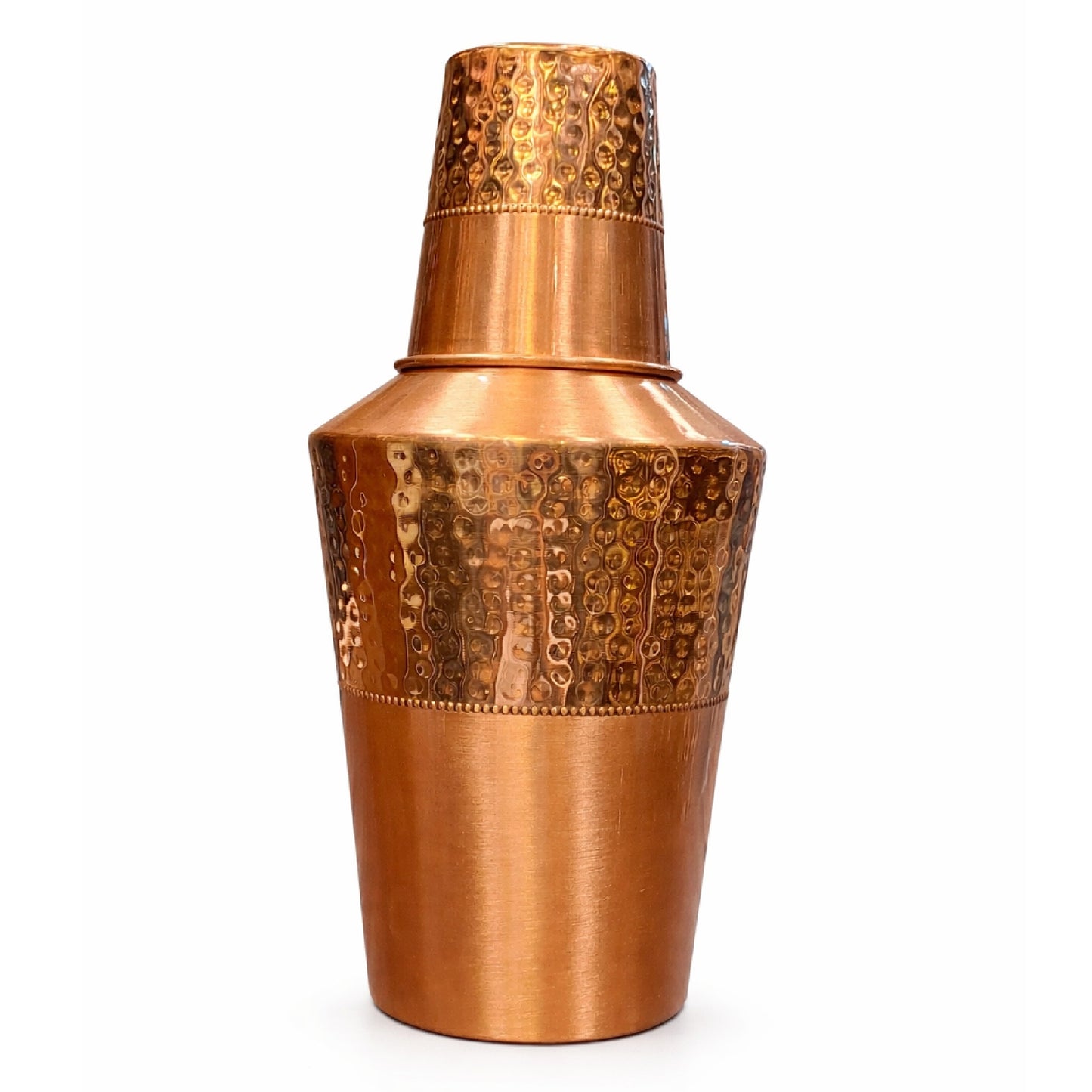 Copper Mathar Potwith Glass as Lid - 1250 ML