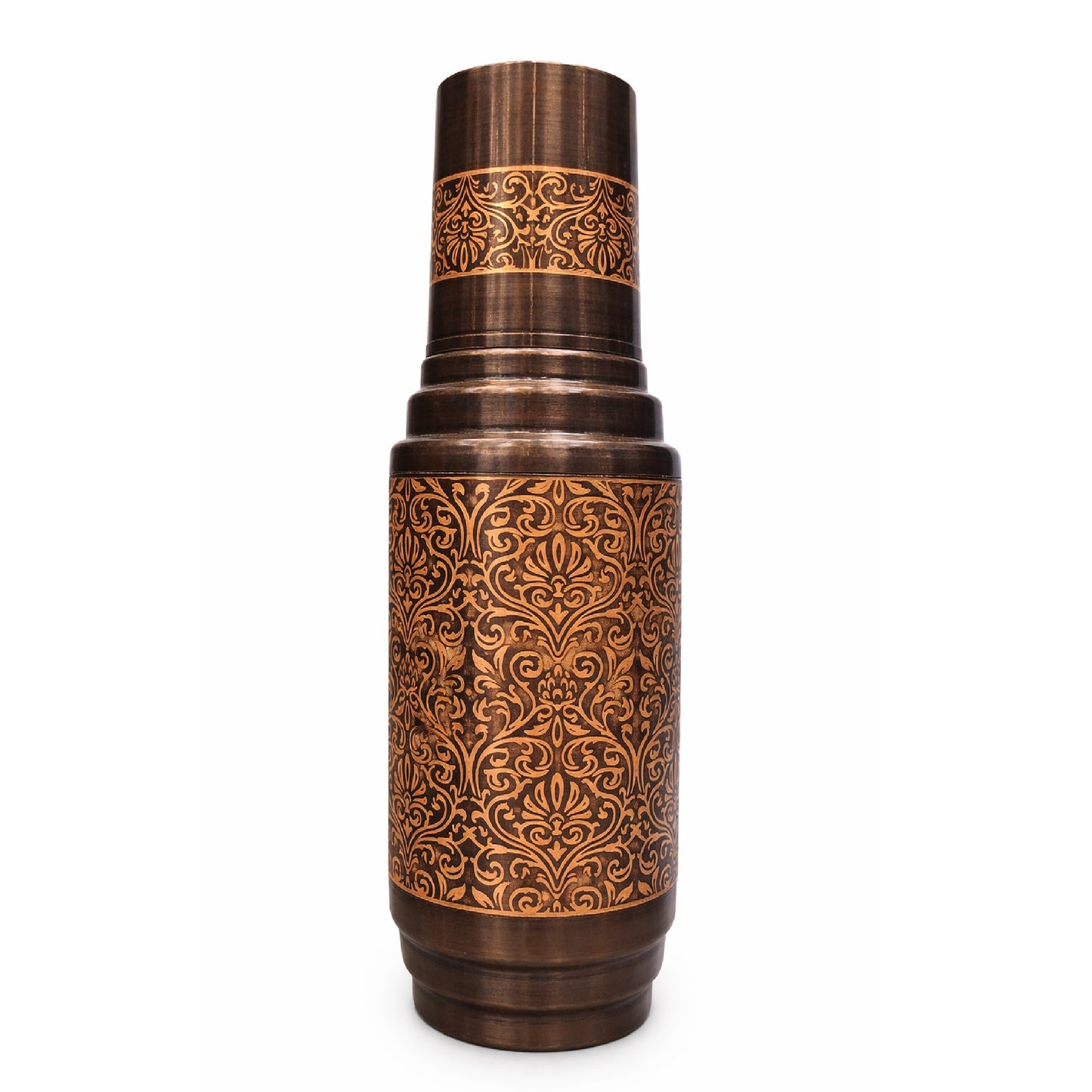 Turquoise Copper Water Pot - 750 ML| Jist of Joy