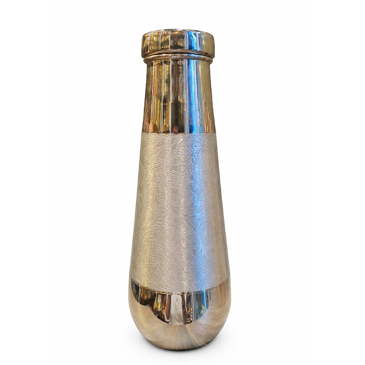 Beautifully Crafted Stainless Steel Water Bottle - 1200 ML | Jist of Joy